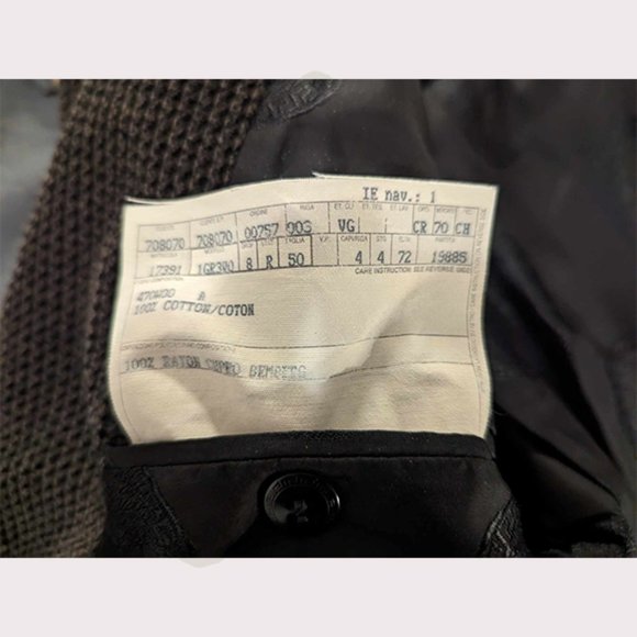 GIANNI VERSACE - Vtg brown velvet jacket - Sz 50 - Picture 10 of 11